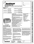 Delfield UC4464N-24M User's Manual