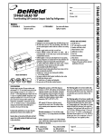 Delfield STD4460N-S User's Manual