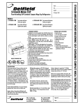 Delfield ST4464N-18M User's Manual