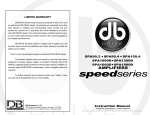DB Drive SPA1000D User's Manual