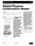 Dayton 3VH20 User's Manual