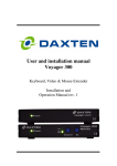 Daxten Voyager 300 User's Manual