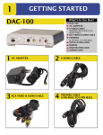 Datavideo DAC-100 User's Manual