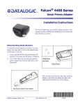 Datalogic Scanning FALCON 4400 SERIES User's Manual