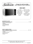 Danby SBMW709BLS User's Manual