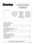 Danby DUFM304A1WDB User's Manual