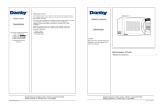 Danby DMW608BL User's Manual