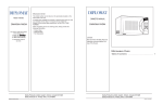 Danby DMW06A1WDM User's Manual