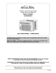 Danby AAC080EB1G User's Manual