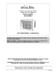 Danby AAC050MB1G User's Manual