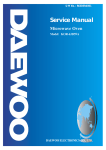 Daewoo Electronics KOR-63D59A User's Manual