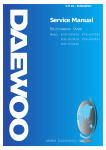 Daewoo Electronics KOR-630A0A User's Manual