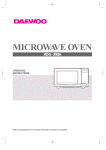 Daewoo Electronics KOG-390A User's Manual