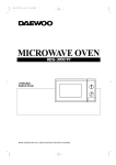 Daewoo Electronics KOG-37D7/F7 User's Manual