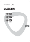 Daewoo Electronics DLP-26C3 User's Manual