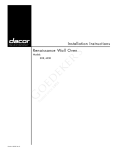 Dacor Oven EORD227 User's Manual