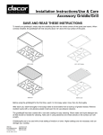 Dacor AEGR Grill User's Manual