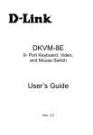 D-Link DKVM-8E User's Manual