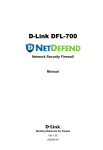 D-Link DFL-700 User's Manual