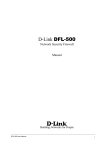 D-Link DFL-500 User's Manual