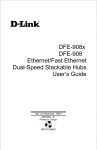 D-Link DFE-908X User's Manual