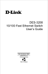 D-Link DES-3208 User's Manual