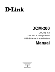 D-Link DCM-200 User's Manual