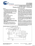 Cypress NoBL CY7C1370DV25 User's Manual