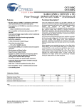 Cypress NoBL CY7C1355C User's Manual