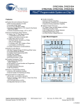 Cypress CY8C21534 User's Manual