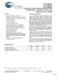 Cypress CY7C1480V25 User's Manual