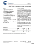 Cypress CY7C1361C User's Manual