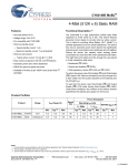 Cypress CY62148E User's Manual