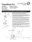 CycleOps ERUTT3 User's Manual