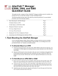 Cyclades AlterPath Manager 2500 User's Manual