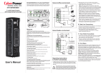 CyberPower HT1108TNCGRU1 User's Manual