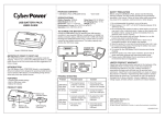 CyberPower CPBC2200 User's Manual