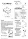 CyberPower K01-0000207-00 User's Manual