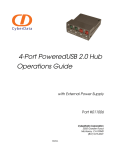 CyberData 4-PORT User's Manual
