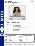 Curtis TVD1401 User's Manual
