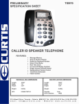 Curtis TID970 User's Manual