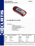 Curtis MP510 User's Manual