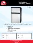 Curtis FR834A User's Manual