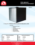 Curtis FR171 User's Manual