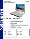 Curtis DVD8009 User's Manual