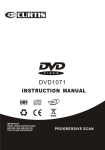 Curtis DVD1071 User's Manual