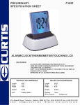 Curtis C1922 User's Manual