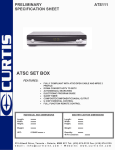 Curtis ATSC ATS111 User's Manual