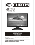 Curtis Computer LCD1701A User's Manual