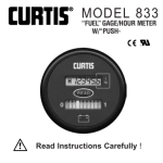 Curtis Computer 833 User's Manual